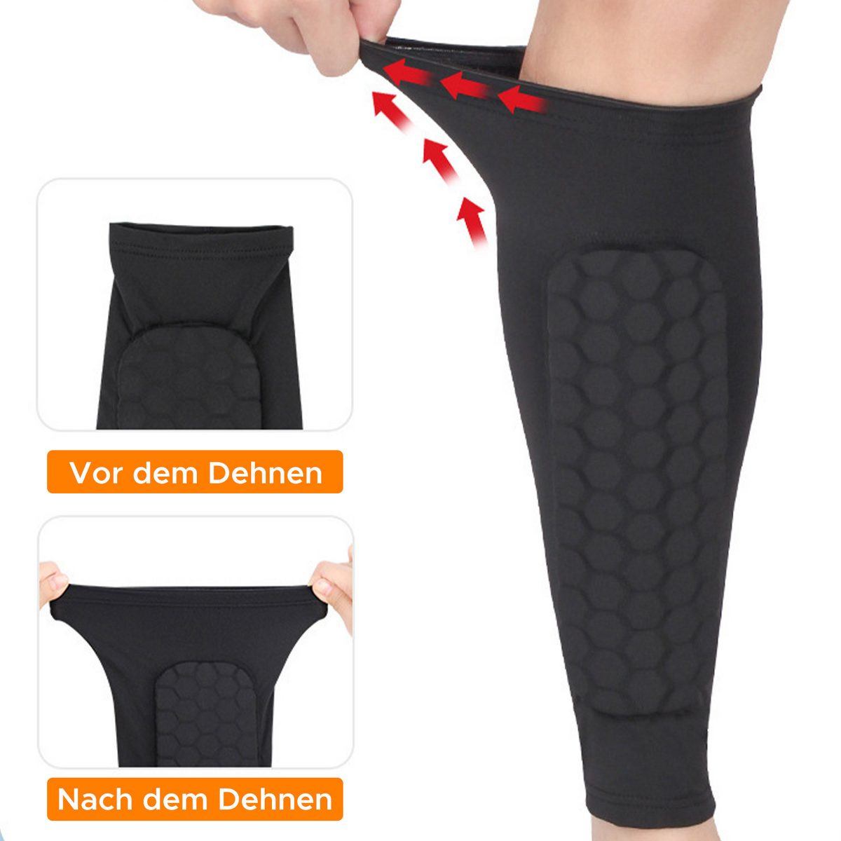 Rutschfester Schienbeinschutz für Sport & Training