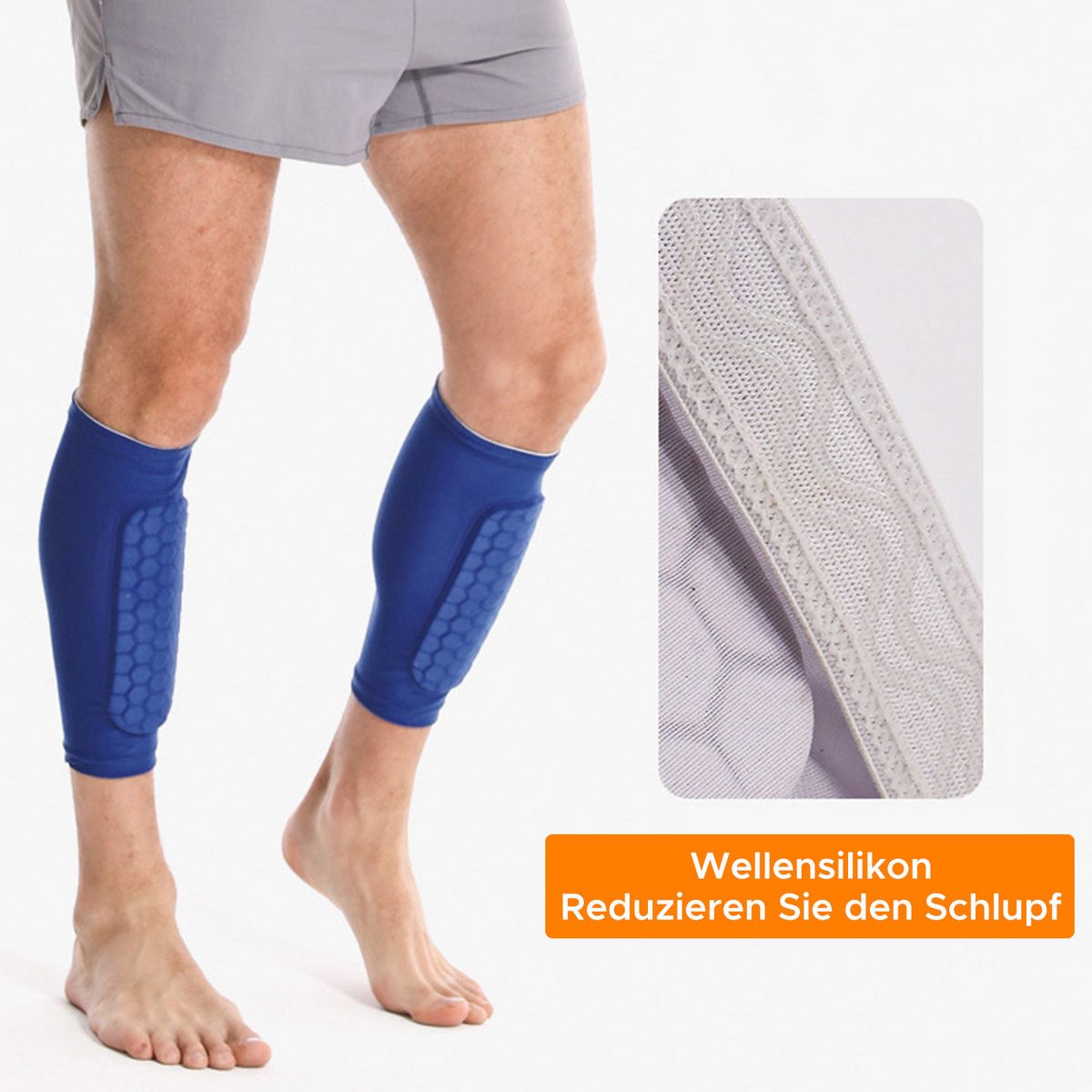 Rutschfester Schienbeinschutz für Sport & Training